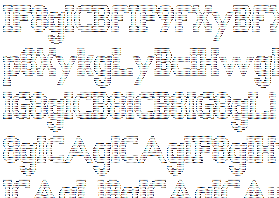 Base64 ciphertext displayed as ASCII art